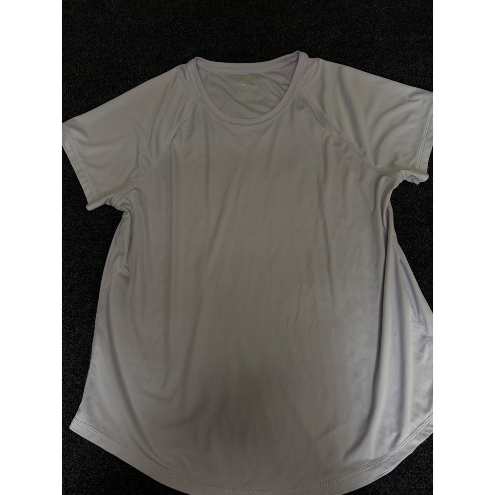 Tek Gear Dry Tek Womens XL Lavender Purple Short Sleeve Performance T-Shirt
